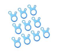 Xuanxi Lot de 10 tendeurs de cordon de camping à 3 trous, ajusteurs de cordon rapide et rapide pour corde, régulateur, boucle de résistance, accessoires de tente