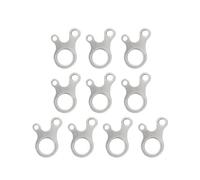 Xuanxi Lot de 10 tendeurs de cordon de camping à 3 trous, ajusteurs de cordon rapide et rapide pour corde, régulateur, boucle de résistance, accessoires de tente