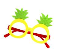 Xuanxi Lunettes sur le thème de la plage avec une jolie monture amusante pour festival de musique, accessoires de photographie, fournitures de fête, lunettes de fête