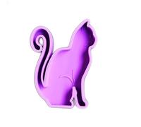 Xuanxi Moule en silicone, moule à gâteau en silicone en forme de chat, moule en silicone pour décoration de figurines