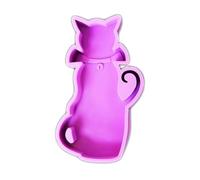 Xuanxi Moule en silicone, moule à gâteau en silicone en forme de chat, moule en silicone pour décoration de figurines