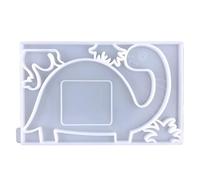 Xuanxi Moule en silicone, moule en silicone pour décoration de cadre photo, dinosaure, éléphant, vache, moule en résine époxy, moule adapté pour les loisirs créatifs