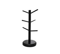 Xuanxi Porte-gobelets en bois en forme d'arbre avec 6 tiges rotatives - Support de rangement élégant pour tasse - Présentoir décoratif pour restaurant