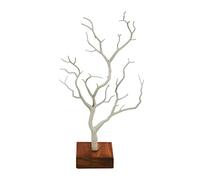 Xuanxi Présentoir à Bijoux, Porte Bijou en Forme d'Arbre pour Boucles d'Oreilles, Colliers en Bois