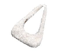 Xuanxi Sac à bandoulière étincelant sous les aisselles résistant à l'usure en polyester pailleté sac à main décontracté sac de soirée pour fête soirée sac à main pratique en polyester