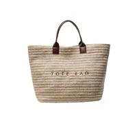 Xuanxi Sac à main assorti pour femme - Grande capacité - Sac de transport en paille tissée - Poignée supérieure - Élégant - Vacances - Plage - Vacances - Grande capacité - Poignée supérieure - Sac à