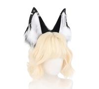 Xuanxi Serre-tête confortable avec oreilles de loup, accessoire de déguisement pour adulte, cosplay, événement, rassemblement, fait à la main