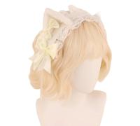 Xuanxi Serre-tête en dentelle adorable, accessoire photo, Halloween, anime, fête - Accessoire amusant en dentelle pour festivals de musique