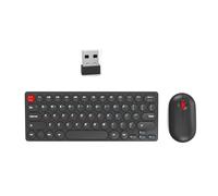 Xuanxi Silents Clicks Lot de touches rondes rétro 2,40 G Connectivité portable pour bureau, voyage, clavier rétro moderne avec plaque en fer