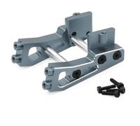 Xuanxi Support d'aile fin modifiable à plusieurs coins pour appareil à l'échelle 1/14 Automobiles Accessoires de vol permanents en aluminium mélangé