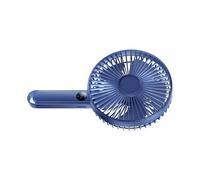 Xuanxi Ventilateur rechargeable à affichage LED silencieux, fonctionnement puissant, circulation de l'air, longue batterie, service pour le travail et les voyages, ventilateur de bureau