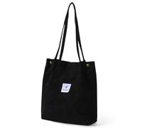 XUANXIE Tote Bag Sac en Velours Côtelé Bandouliere Cabas Femme Homme Sac Fourre Tout avec Sac De Courses De Grande Capacité avec Sac à Bandoulière Intérieur pour L'école, Le