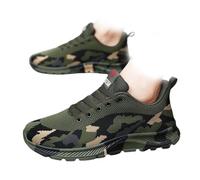 XUANXUANQZ Chaussures De Randonnée Camouflage pour Homme, Baskets De Chasse Légères, Chaussures Orthopédiques Hike Balance (Camouflage,42)