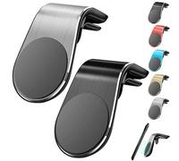 XUANXUANQZ Support De Téléphone Joyeloo, Support Magnétique De Navigation pour Téléphone Portable, Support Voiture Rotatif Type L, Support Magnétique Universel pour Téléphone Portable (Noir+Argent)