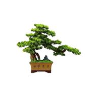 Xuanyingfafafa Arbre bonsaï, Ornements artificiels de pin bonsaï Bienvenue for Salon, Plantes Vertes artificielles, décoration Bureau