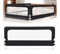 XUANYU 1 Pcs Barrière de lit enfant portable - Noir