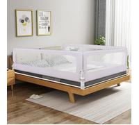XUANYU ,Barrière de Lit 1Pcs pour Bébés, Enfants et Adults, Longueur de 180 cm et Hauteur de 70 cm, Pliable,Gris