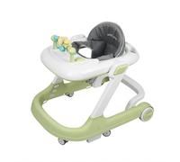 XUANYU Trotteurs et Centre d'activités 2 en 1, Trotteur Marche Bébé Évolutif avec Centre de Jeu et Hauteur Réglable, Trotteur Pousseur Bébé à Partir de 6 Mois (Vert clair II)