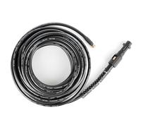 XUANYU Tuyau Déboucheur 15m, 18Mpa, Tuyau de Nettoyage Haute Pression 15m Compatible Kärcher, Tête de Lance en Cuivre + Protection Anti-Torsion, pour Canalisations, Égoûts, Lavage Voiture