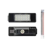 XUBOR 2 pièces Canbus LED feux de plaque d'immatriculation de voiture lampes d'immatriculation, for citroën C4 C2 C3 C5 C6 C8, for Peugeot 106 1007 207 307 406 407 607 308 508 Éclairage de plaque d'im