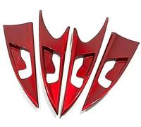 XUBOR Accessoires de poignée porte intérieure voiture Lhd, couvercle bol à traction latérale, garniture style, Protection contre les captures Garniture de cadre de poignée de porte(BLACK 2)