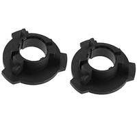 XUBOR Adaptateur de support de douille de lampe de phare de voiture à LED à faisceau bas H7, for Cross, for Lavida, noir, 1 paire Support de feu arrière