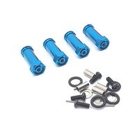 XUBOR Adaptateur hexagonal de roue en métal 12mm, coupleur combinaison d'extension 30mm Long, for WLtoys, 144001 124019 A959 RC Amortisseur de suspension de voiture jouet(Blue)