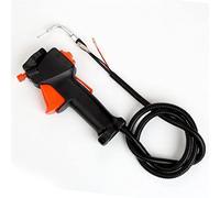 XUBOR Câble d'accélérateur for tondeuse à gazon, interrupteur de commande universel, poignée levier, débroussailleuse, diaphragme, Direct Gâchette d'accélérateur pour coupe-bordures(E)