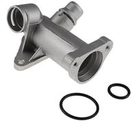 XUBOR Connecteur de tuyau liquide refroidissement, bride sortie d'eau, pour Vw, pour Passat, pour B5, pour A4 1.8T 058121132C Assemblage du couvercle du thermostat
