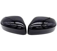 XUBOR ensemble cache rétroviseur extérieur Accessoires de coque latérale capuchon couvercle rétroviseur gauche droite, pour Ford pour Focus Mk3 St Rs 2012-2018 voiture(Schwarz)