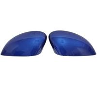XUBOR ensemble cache rétroviseur extérieur Couvercle de rétroviseur d'aile porte latérale gauche et droite, bleu à Impact profond, pour Ford, pour Fiesta Mk6 Cb Cc 08-17 1633093
