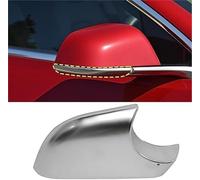 XUBOR ensemble cache rétroviseur extérieur Couvercle inférieur de miroir pour Tesla modèle 3 2017 - 2022, Base vue arrière latérale droite chromée, réparation d'aile(BLACK Right Side Chrome Style 3)