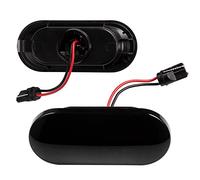 XUBOR For VW, for Golf, for MK4, for Jetta, for GTI R32 Lupo, for Passat, for POLO, for 6N 9N, for Bora, feu de signalisation latéral LED à flux dynamique de fumée 14805294 Feu de position latéral