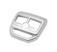 XUBOR Garniture de Couvercle moulée de Sortie de Ventilation de climatiseur arrière de boîte d'accoudoir, for Peugeot, 3008 GT 3008GT 5008 2017 2018 Grille d'aération(Silver)