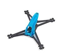 XUBOR IFlight TurboBee 136RS V2 136mm Micro FPV cadre de course avec bras 3mm Compatible HQProp T3 * 2 hélices Kit drone Kit de pièces de rechange pour carburateur(Frame W blue Canopy)