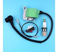 XUBOR Kit de Bougie d'allumage avec Interrupteur d'arrêt d'urgence, for tronçonneuse Husqvarna, 50 51 55 268 272 266 261 262 61 254 257 Kit d'interrupteurs pour tronçonneuse