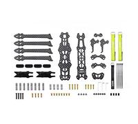XUBOR Mark 225mm 5 pouces/260mm 6 pouces/295mm 7 pouces Kit de cadre RC Drone FPV Racing Kit de pièces de rechange pour carburateur(6 inch)