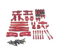 XUBOR Mise à niveau en métal C, for siège, ensemble d'adaptateurs de choc coupelle direction, pièces voiture RC, for WLtoys, 1/12 12427 Amortisseur de suspension de voiture jouet(Rot)