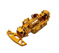 XUBOR Modification en métal comprenant la fixation du mécanisme de direction boîte vitesses, for le siège, etc. pièces châssis, for Amortisseur de suspension de voiture jouet(Gold)