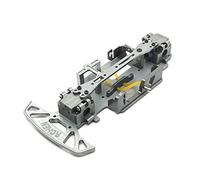 XUBOR Modification en métal comprenant la fixation du mécanisme de direction boîte vitesses, for le siège, etc. pièces châssis, for Amortisseur de suspension de voiture jouet(Grey)