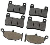 XUBOR Plaquettes de frein avant et arrière moto, for GSXR600 GSXR750 GSXR1000 DL1000 V-Storm Adventure GSX1300R Hayabusa Plaquettes de frein moto(BLACK Front and Rear)