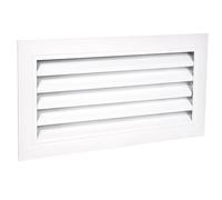 XUCHIL Grille de Ventilation en Forme de Rectangle en Alliage d'aluminium à persiennes 500 x 250 mm Blanc avec Treillis métallique for 450 x 200 mm Grille de Ventilation