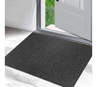 XUCHOU Paillasson Extérieur 60 x 90 cm Absorbe l'eau et Ramasse La Saleté Facile à Nettoyer Tapis pour L'Intérieur et L'Extérieur pour Entrée, Couloir, Cuisine, Noir