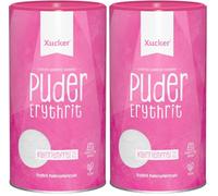 Xucker Sucre en poudre Erythritol - 600 g Substitut de Sucre sans calories I alternative végétalienne et bon pour les dents I Sucre Glace pour la cuisine et la pâtisserie I Érythritol sans sucre