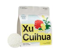 XuCuiHua Litière naturelle pour chat non parfumée, 100 % végétale, litière agglomérante forte, ramassage facile, soulève proprement, sans produits chimiques, faible poussière, litière de maïs et de
