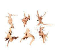 XUCZHAI Bois flotté, Racines de Coucou, Tronc d'arbre Mort, Micro-Paysage, Reptile, Cylindre, Ornement for Aquarium pour Aquascaping, Hardscape(10-15cm(3PCs))