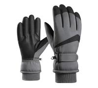 XUCZHAI Gants de Ski Hiver Femme Homme imperméable Velours Chaud Moto épais Coupe-Vent Cyclisme Couple écran Tactile pour Ski, RandonnéE, VéLo, Moto
