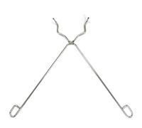 XUCZHAI Ire Tongs Pinces for Foyer Pinces à Bois de Chauffage Pince à creuset en Acier Inoxydable(60cm)