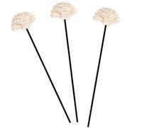 XUCZHAI Lot de 3 bâtons rotin for aromathérapie, diffuseur Fleurs séchées, Parfum, décoration d'intérieur, Absorption d'eau Stable