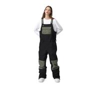 XUCZHAI Pantalons de Ski Combinaisons Femmes Hommes Sport Snowboard vêtements Coupe-Vent imperméable Chaud Salopette Hiver extérieur Neige Pantalon(Women-Black,L(180-185CM))